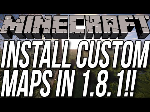 How To Download & Install Custom Maps In Minecraft 1.8.1