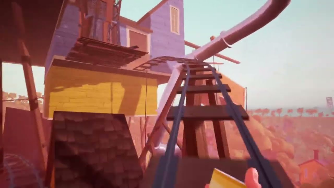 Hello Neighbor  👍 ЧАСТЬ 8. SanyaVulkan. Прохождение на Sony PlayStation 4 Pro.