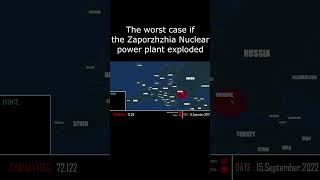 The worst case scenario if Zaporzhzhia Nuclear power plant exploded