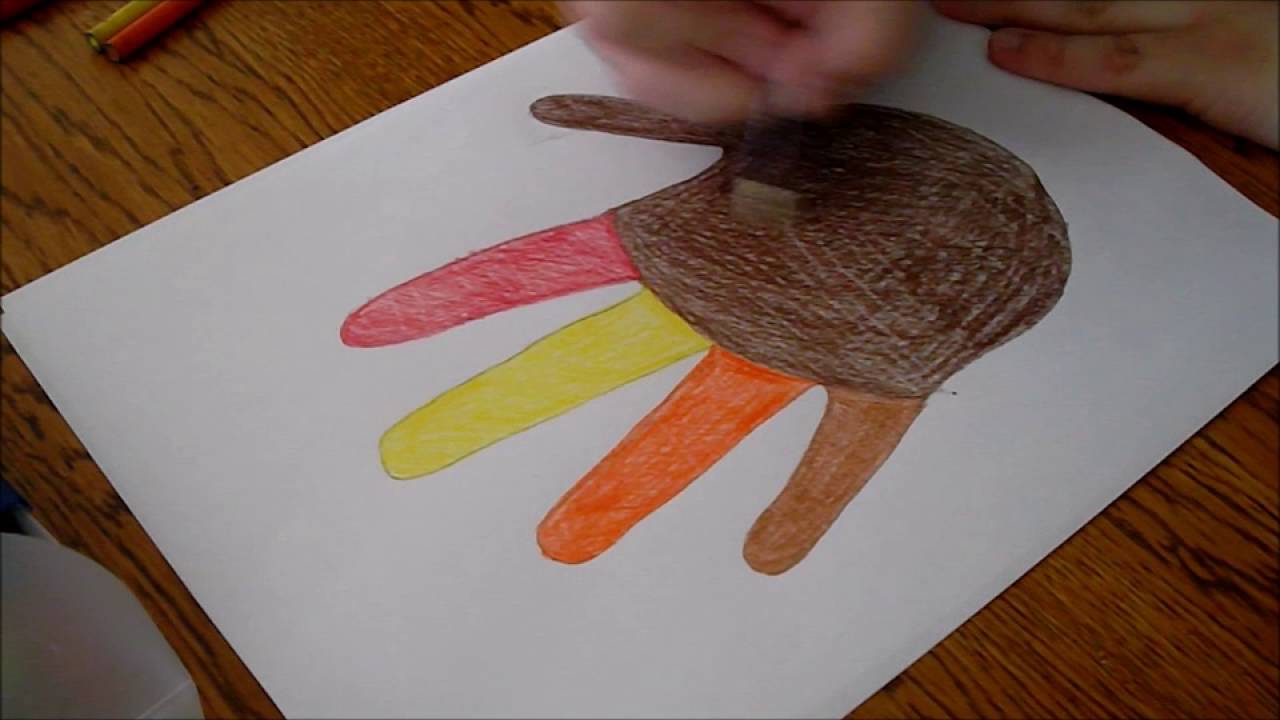 Nov 19 HOW TO Make A Hand Turkey YouTube Nov 19 HOW TO Make A Hand Turkey YouTube