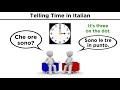 Telling time in italian