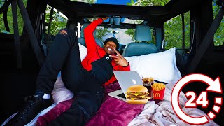 Living In My Jeep For 24 HOURS