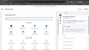 Zapier integration Google form to Mailchimp tutorial