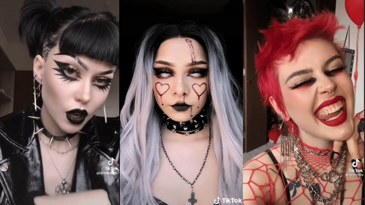 Why do we have a never ending fascination with goth makeup fashion magazine...