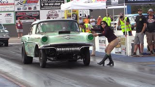 King Rat takes on the Joker at the 2023 FallOut Drags #8 at Rock Falls Raceway