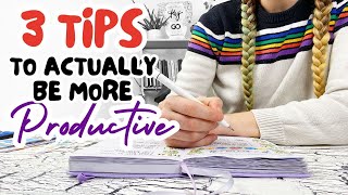 3 Tips to Boost Productivity (while I plan my month!) || Bullet Journal with Me
