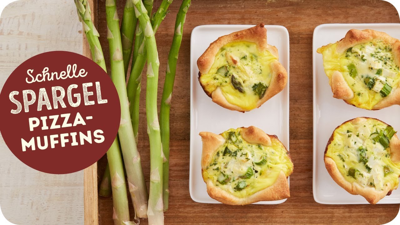 Spargel Und Muffins Eine Geniale Kombination Mit Unserem Frischen Pizzateig Sind Die Pizzamuffins Schnell Rezepte Gemuse Abnehmen Fingerfood 