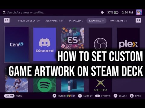 Steam Deck | Uploading Custom Artwork to Games & Apps