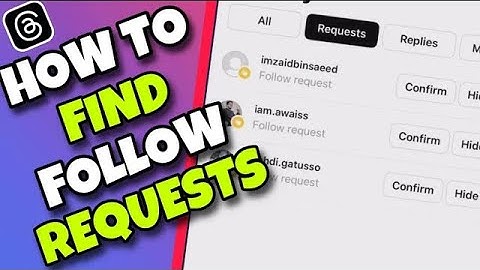 How To Find Follow Requests on Threads App (EASY)