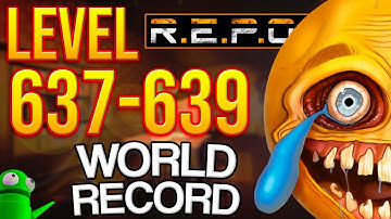 R.E.P.O. Solo World Record Level 637-639 | AMBUSH IN THE ROOM!💀