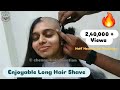 Young Girl Long Hair Shave at Salon • Latest • Half Headshave Challenge • Chennai Hair Donation