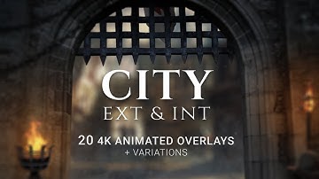 🏰 Medieval City 🏰 Animated overlays for virtual RPG