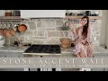 INCREDIBLE OLD WORLD STONE ACCENT WALL IDEAS!! Kitchen and Living Room Trends 2022