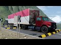 Trucks and Cars vs Speed Bumps #62 | BeamNG Drive |🤜 Truck &amp;Too