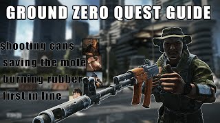 Ground Zero Early Quests Guide — Shooting Cans, Saving the Mole & More Content