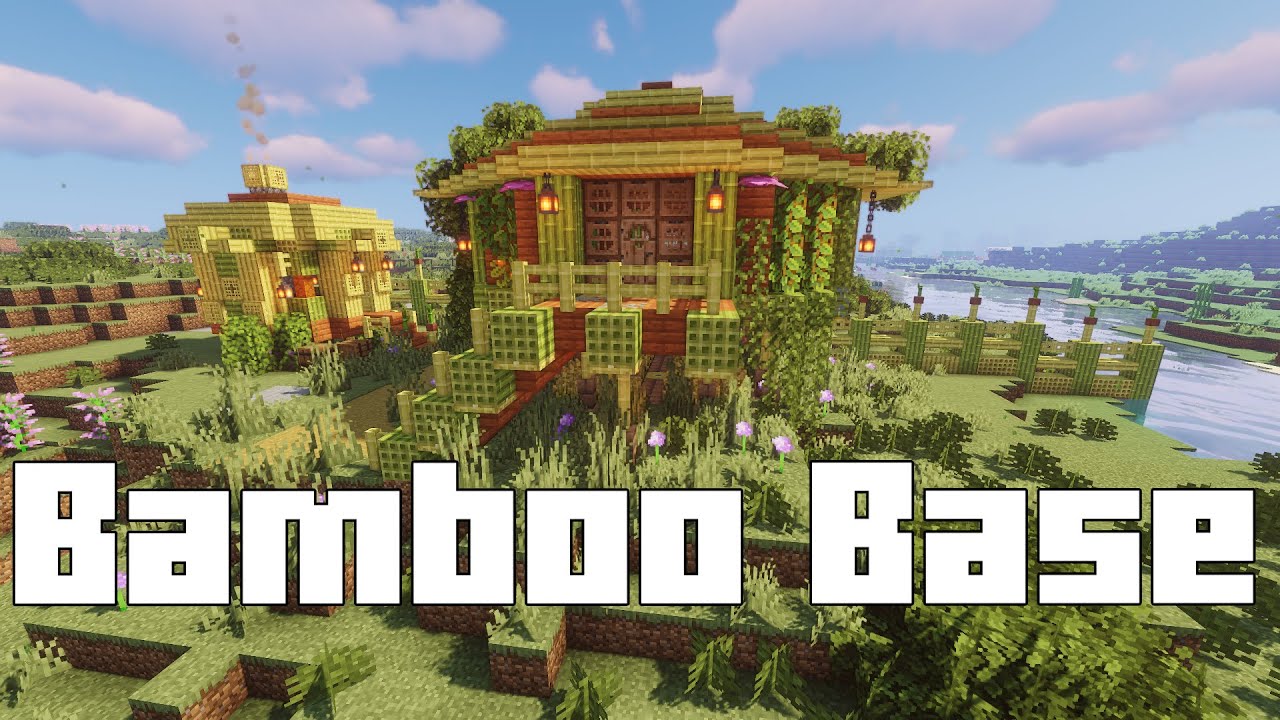 Minecraft Bamboo Base | Jungle Hideout Build Inspiration - YouTube