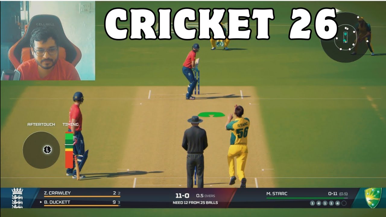 Aus vs Eng 5 over epic match || Cricket 26 - YouTube