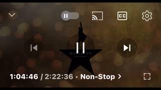 Non-stop (by Lin Manuel Miranda) from Hamilton 1 hour loop