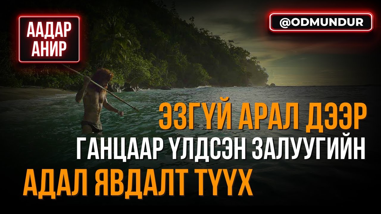 Эзгүй арал дээр ганцаараа амьдарсан залуугийн адал явдалт түүх - ААДАР АНИР