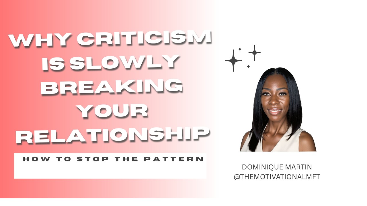 Therapist breaks down Why criticism quietly damages relationships #relationship#criticism#resentment