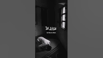 فَفِرُّوا إِلَى اللَّهِ ۖ إِنِّي لَكُم مِّنْهُ نَذِيرٌ مُّبِينٌ | القارئ ياسر الدوسري