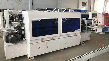 S800F Auto Edge Banding Machine with Corner Rounding Work Video - Lonjan Machienry