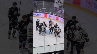 Just some pushing and shoving and slashing. #hockey #slashing #aggressive #winterhawks #shorts