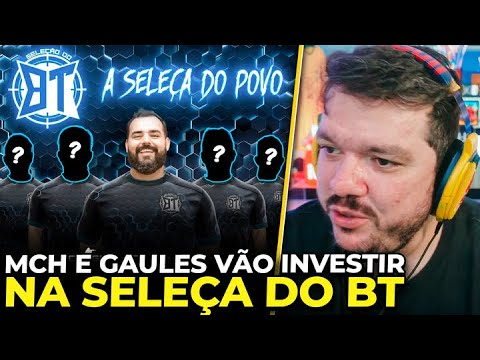MCH E GAULES VÃO DAR UM SALÁRIO PROS JOGADORES DA SELEÇA DO BT - RESENHA COM MICHEL E BT