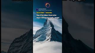 Ring of Fire Eclipse • Antarctica • Feb 19, 2026 | Annular Solar Eclipse