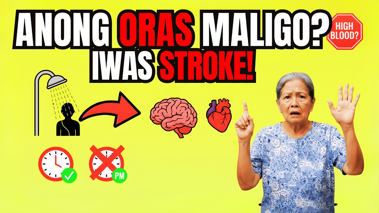 Alam Mo Ba? Ito ang Oras ng Paligo na Ligtas sa High Blood at Stroke