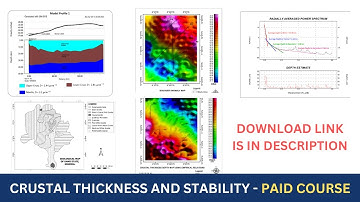 Determination of Crustal Thickness and Stability Using Oasis Montaj + GM-SYS