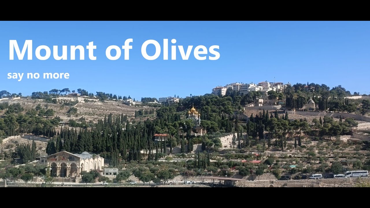 Overview of the Mount of Olives YouTube