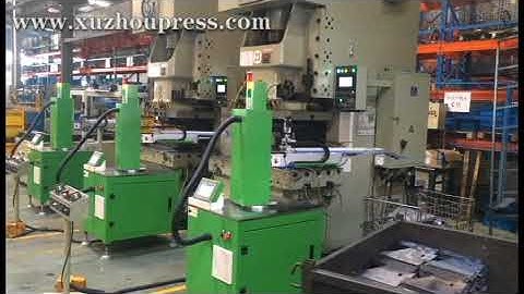 160ton Power Press with  Robot transfer arm --www.xuzhoupress.com