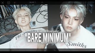 BARE MINIMUM  - KPOP TIKTOK TREND CAPCUT TUTORIAL | EVAN | LEE HEESEUNG | TRENDING | ENHYPEN | CC 