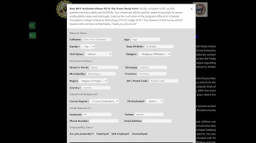 Online Graduate Tracer System for College of ICT Alumni in PHP DEMO