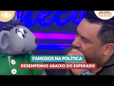 Celebrities run for office in 2026 and disappoint with low vote counts | Melhor da Tarde