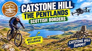 West Linton - Medwin Water Loop. Stage 1. Catstone Hill | Pentland Hills MTB Adventure. Scotland.