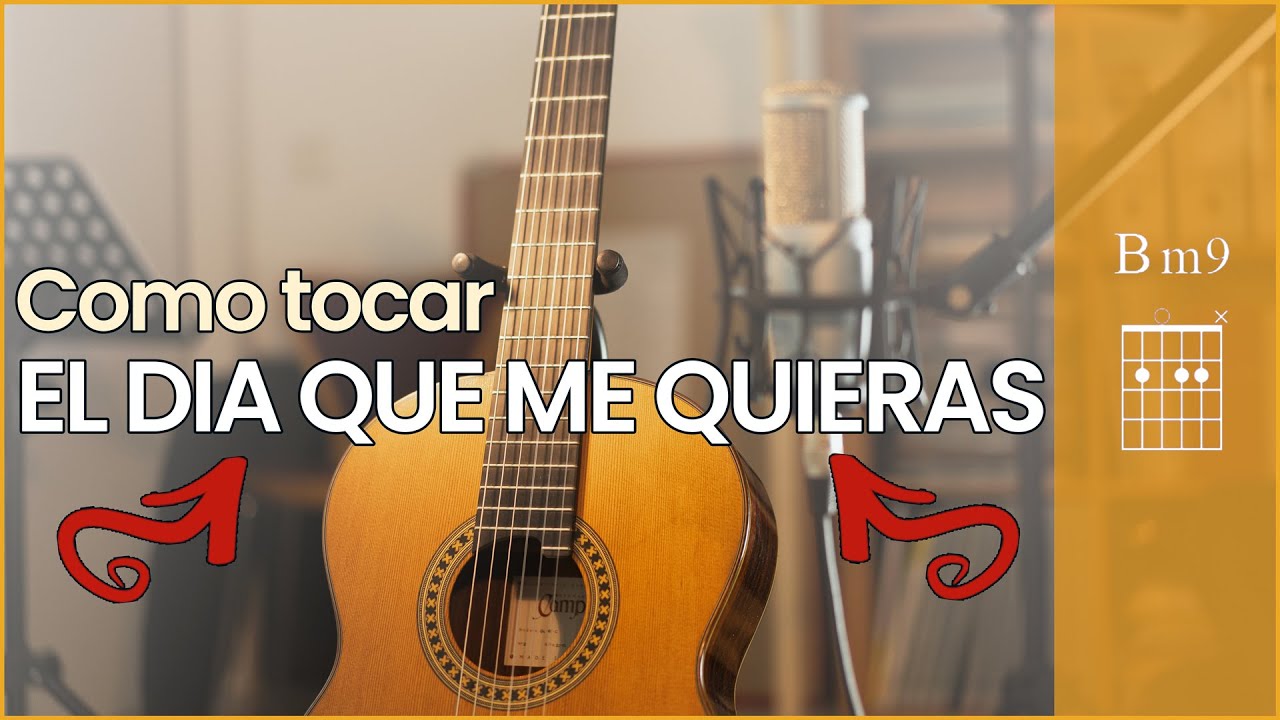Como tocar EL DIA QUE ME QUIERAS 💔 | versión BOLERO (para tocarlo como un PRO) ACORDES y TABS 👌👌👌