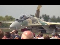 Истребитель СУ-35 (SU-35), руление, взлёт, пилотаж, посадка (100-летие ВВС, Жуковский)