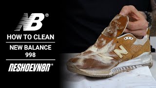 Muscular sensor Pebish How to Clean New Balance 998s with RESHOEVN8R - YouTube