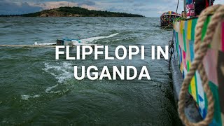 Flipflopi - A boat made of recycled plastic and flipflops brings its message of hope to Uganda