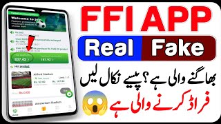 FFI Earning app | FFI App Real or fake | FFI App Withdraw | FFI App Scam alert screenshot 2