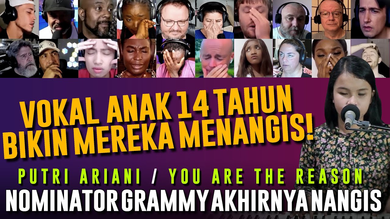 Putri Ariani You are The Reason Kompilasai Reaksi Premium