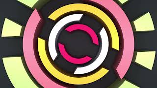 Round Loop Abstract VJ Motion Background | Neon Light Loops | Free Video Background #vj #loop