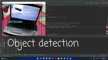 تقنية التعرف على الاشياء ب  python