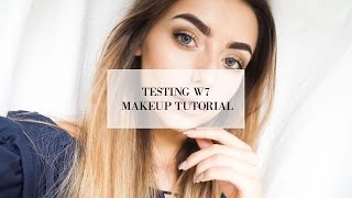 TESTING W7 MAKEUP I COCOCHIC