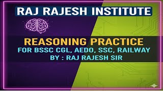 SET 71- BPSC (AEDO) , BSSC Graduate & Inter level BSO REASONING Whatsapp 9472040533/34 for enquiry