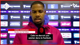 Mike Maignan, gardien de l’AC Milan, victime de cris racistes - La Story - C à Vous - 22/01/2024