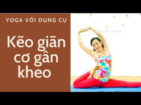 Video Giãn cơ gân kheo với gạch / Yoga with block - youtube