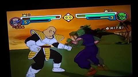 Dragon Ball Z Budokai 2(Gamecube)-Nappa vs Piccolo II